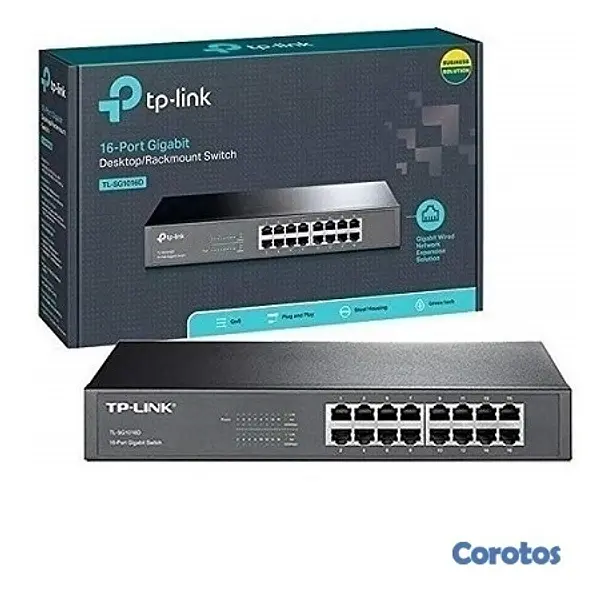accesorios para electronica - SWITCH 16 PUERTOS TP-LINK 16 PUERTOS GIGABIT 1