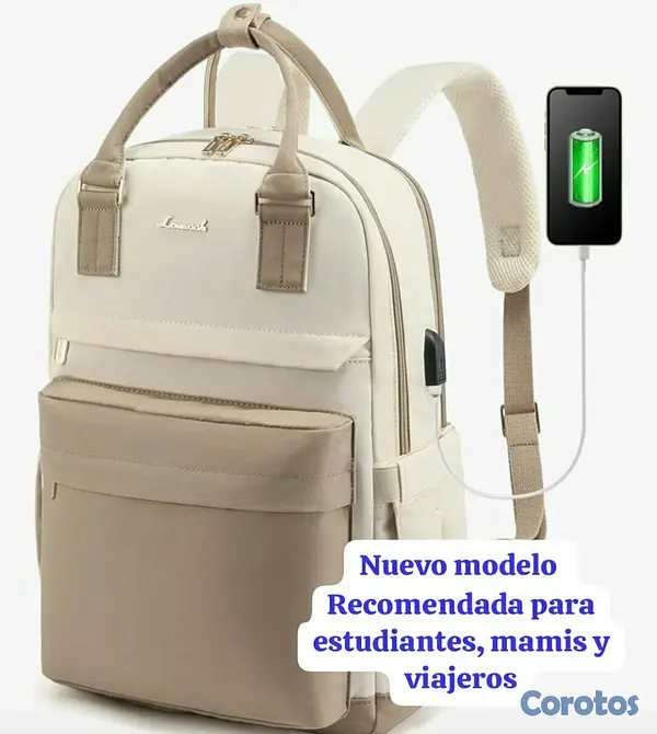 carteras y maletas - Mochila para estudiantes, viajeros y mamis, calida 4