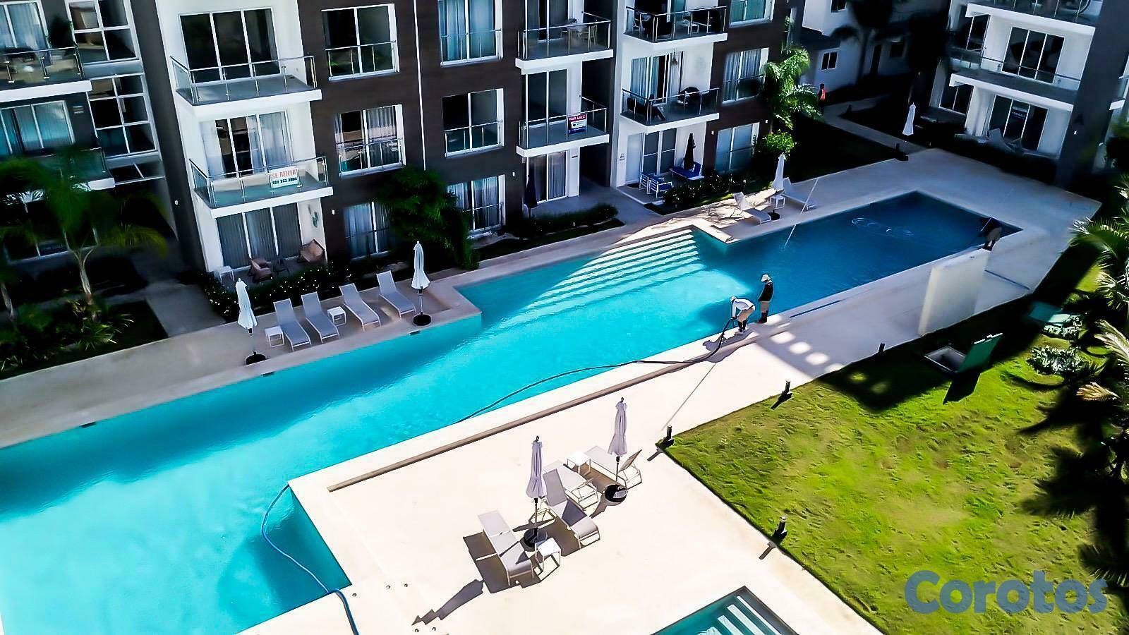 apartamentos - Apartamento amueblado 2da linea de playa, 1 habitacion. 8