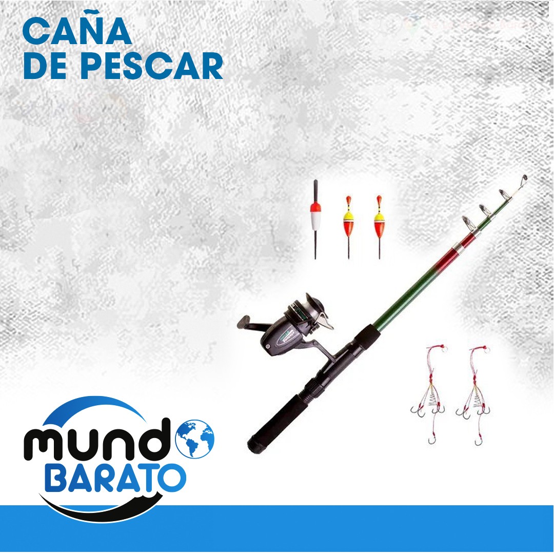 deportes - Set De Pesca Caña de Pescar Anzuelo Boya Pezcar Pez VARA 0