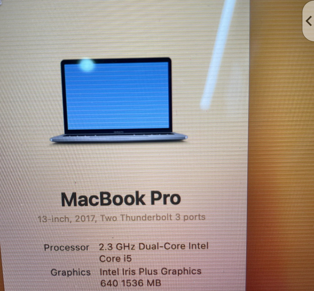 computadoras y laptops - Apple MacBook Pro 13" Core i5 16GB 128GB Gray 2017  1