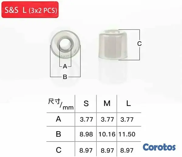 camaras y audio - Eartips - Puntas para auriculares IEM varios modelos - Consultar disponibilidad  4