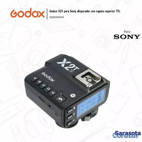 accesorios para electronica - Godox Disparador X2T S Sony 2