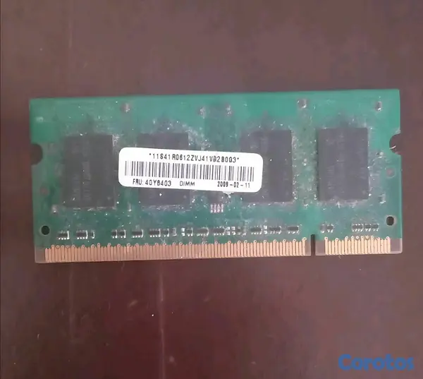 computadoras y laptops - Memoria RAM Samsung 1GB DDR2 SODIMM PC2-5300 para laptop
 4