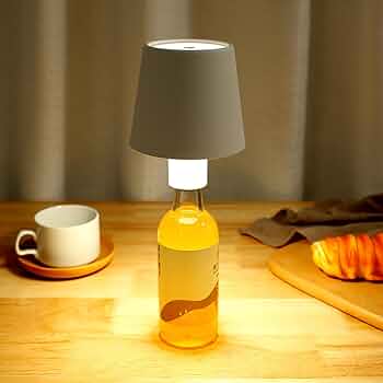 decoración y accesorios - lampara led para botella de vino 