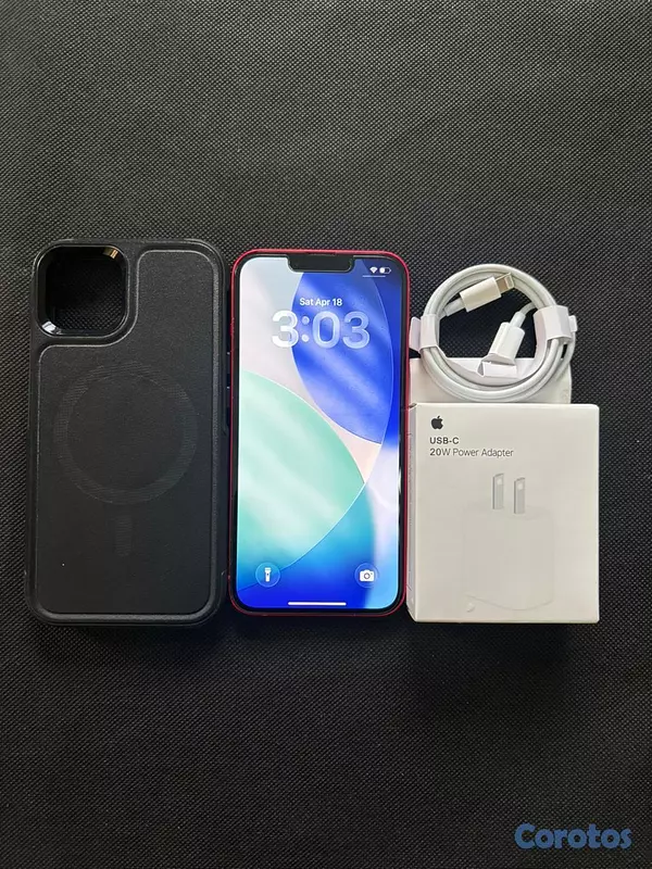 celulares y tabletas - iphone 14 rojo 128 GB Desbloqueado.**Somos Tienda  2