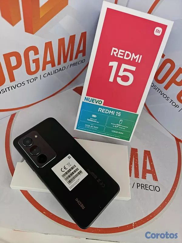 celulares y tabletas - REDMI 15, 6GB RAM 128GB ROM 10