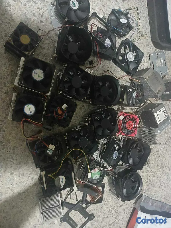 computadoras y laptops - Lote Abanicos para PC 2