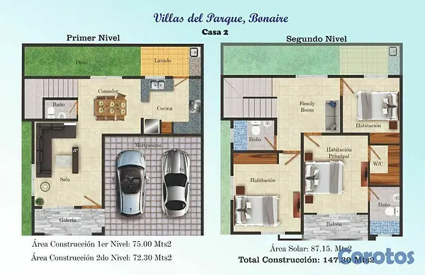 casas - Villas Bonaire, villa 5, alma rosa II 4