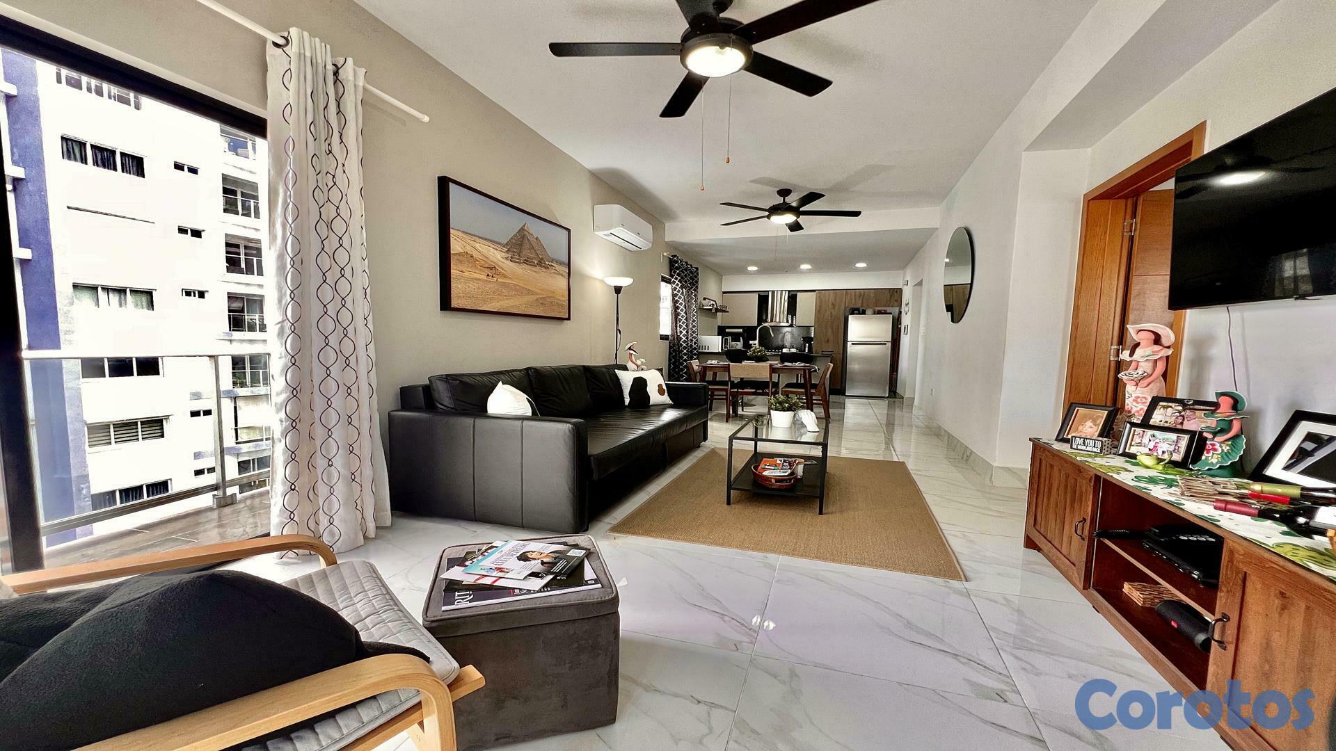 apartamentos - Apartamento amueblado  en Piantini 10