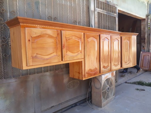 cocina - Gabinetes de cocina en caoba  1