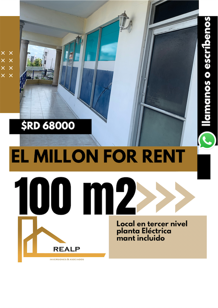 oficinas y locales comerciales - Local amplio en el millon