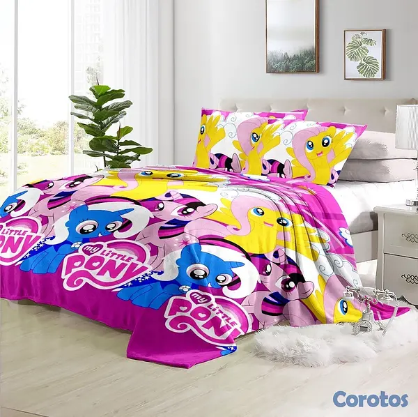 muebles y colchones - juego de frisas suave 3 piezas para cama de 60 12