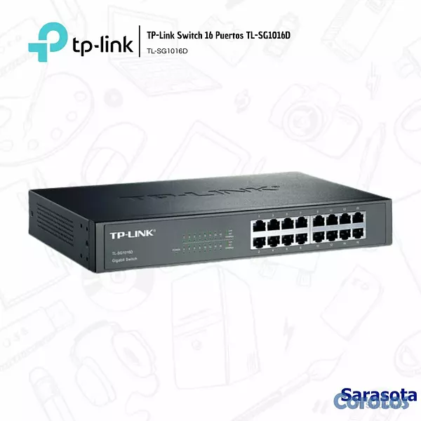 accesorios para electronica - TP-Link Switch 16 Puertos TL-SG1016D 2