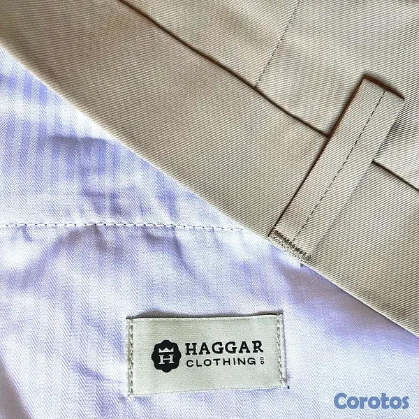 ropa para hombre - Pantalón Haggar® Original | Corte: Straight Fit  4