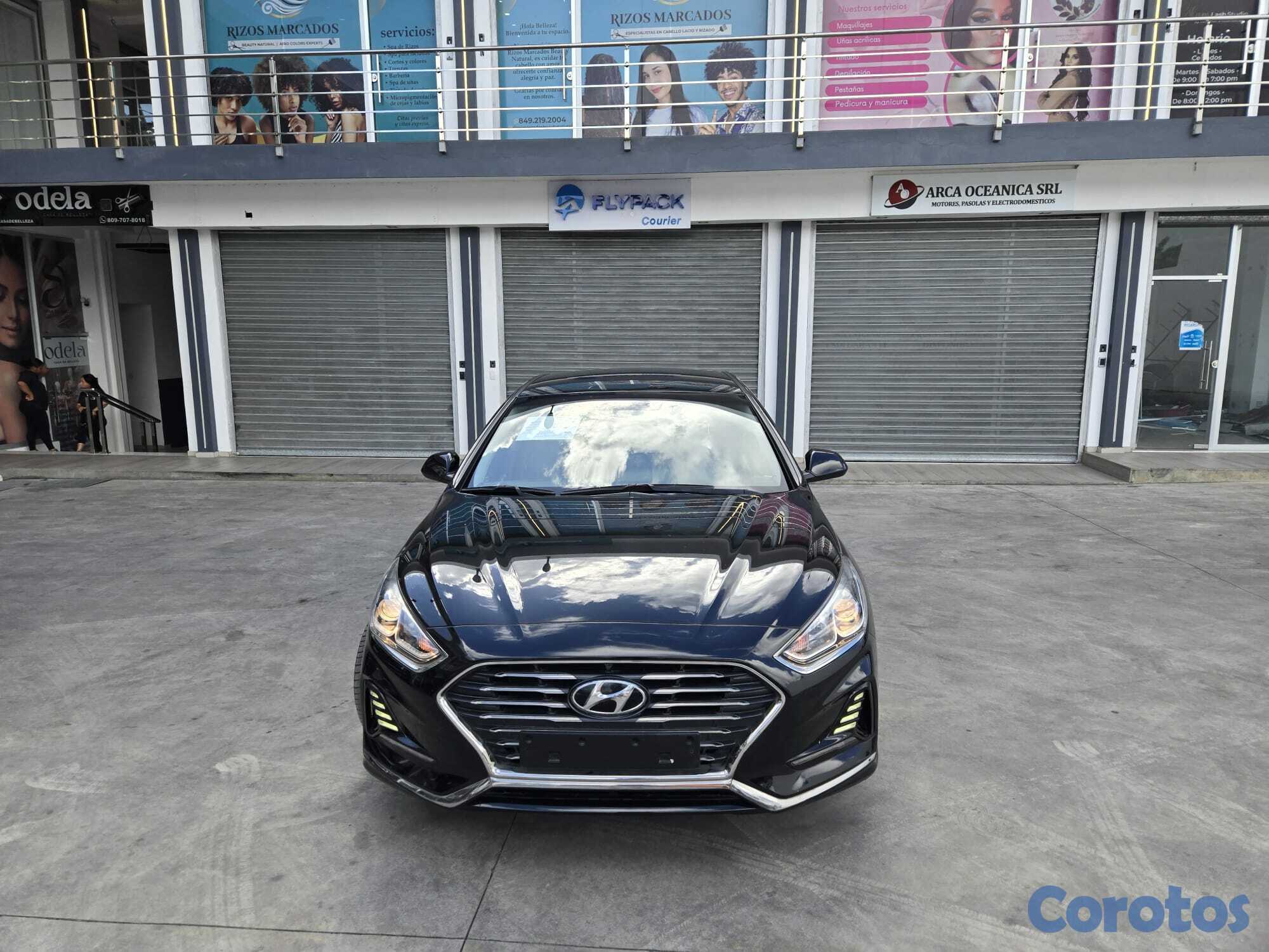 carros - HYUNDAI SONATA NEW RISE 2018 NEGRO GASOLINA 2