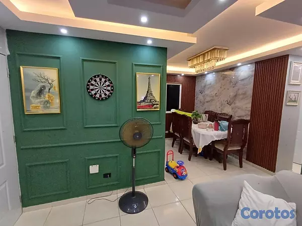 apartamentos - vendo ciudad jua Bosh remodelado tres habitaciones dos baño paruqoe  6