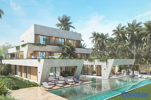 casas vacacionales y villas - Villa en Cap Cana lagunas 15 de 6 habitaciones 2