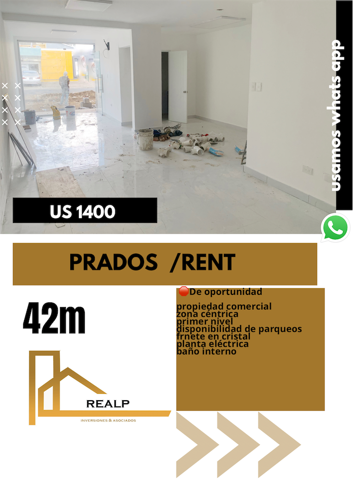 oficinas y locales comerciales - Local en primer nivel en los Prados  0