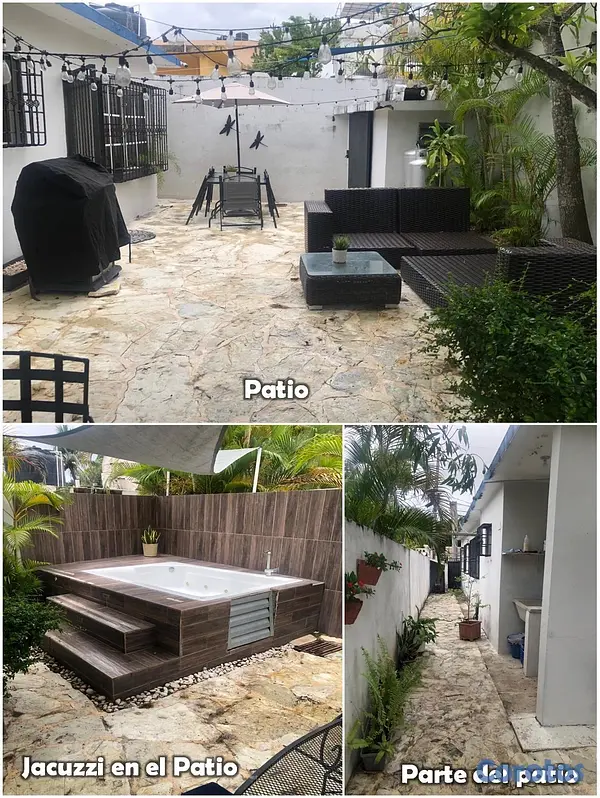 casas - ALQUILO Casa AMUEBLADA en LA REPUBLICA DE COLOMBIA, 3 HABS., 291 Mts.2, Patio, J 6