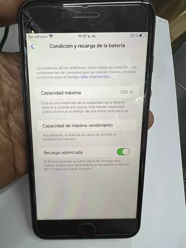 celulares y tabletas - IPhone 8 Plus. Como nuevo. Batería original 100% 3