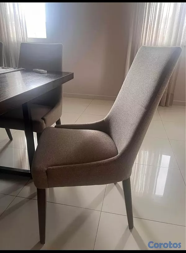 muebles y colchones - Juego de comedor con sillas 5