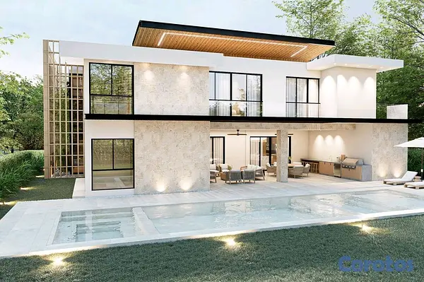 casas vacacionales y villas - Villa en Venta Punta Cana village 8