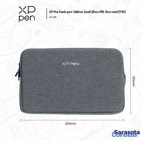 accesorios para electronica - XP-Pen Funda para Tabletas Small (Deco 640, Deco m 2