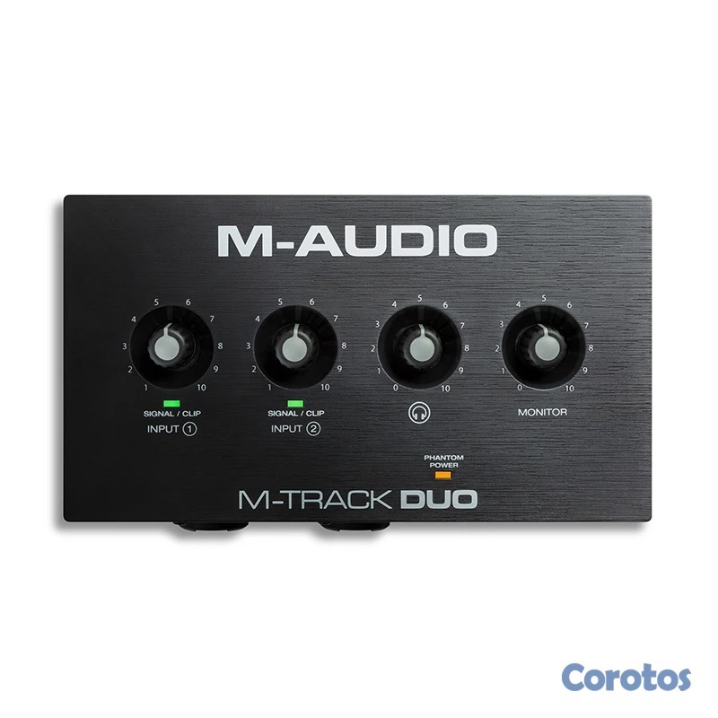 otros electronicos - Interfaz M-AUDIO M-Track DUO Para Studio  2