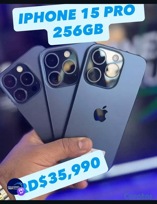 celulares y tabletas - Iphone 15 Pro de 256Gb Factory, Clase A