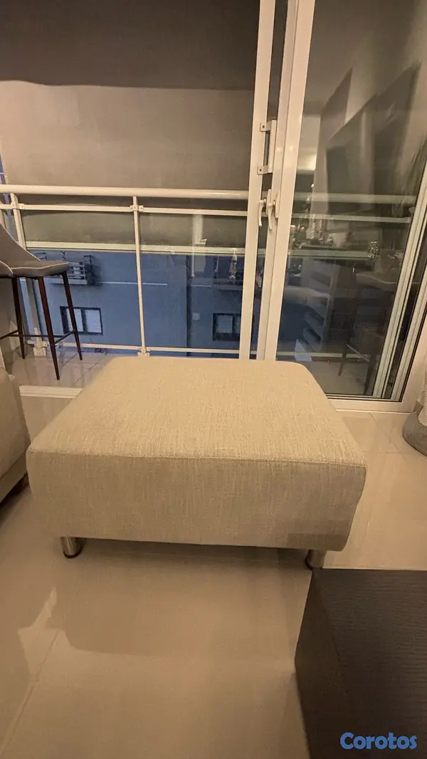 muebles y colchones - Mueble para sala con otoman  4