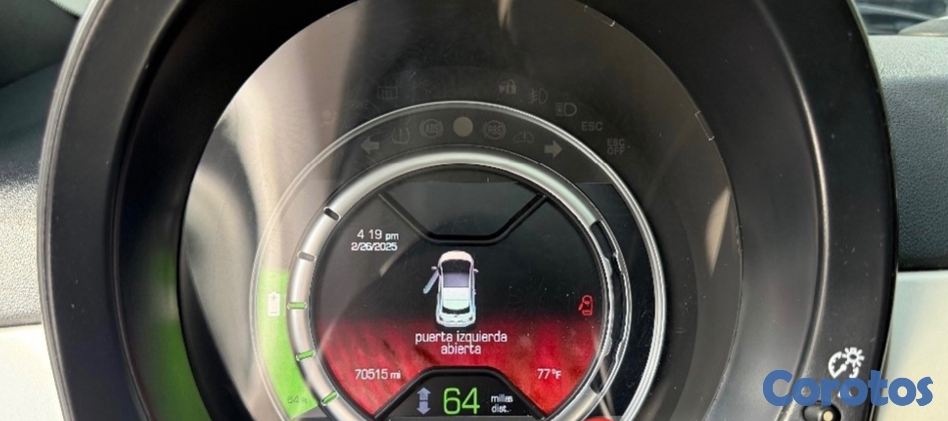 carros - Fiat 500e sport 2017 en venta! 100% electrico. 6