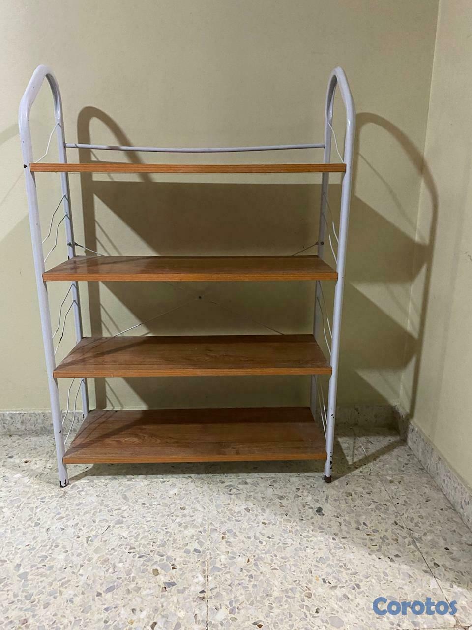 muebles y colchones - Estante zapatero de 4 niveles –moderno, resistente 2