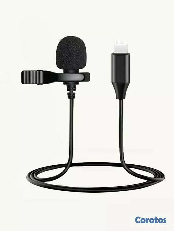 otros electronicos - Micrófono de solapa para iPhone conector lightning obtén una solución rápida y s 2