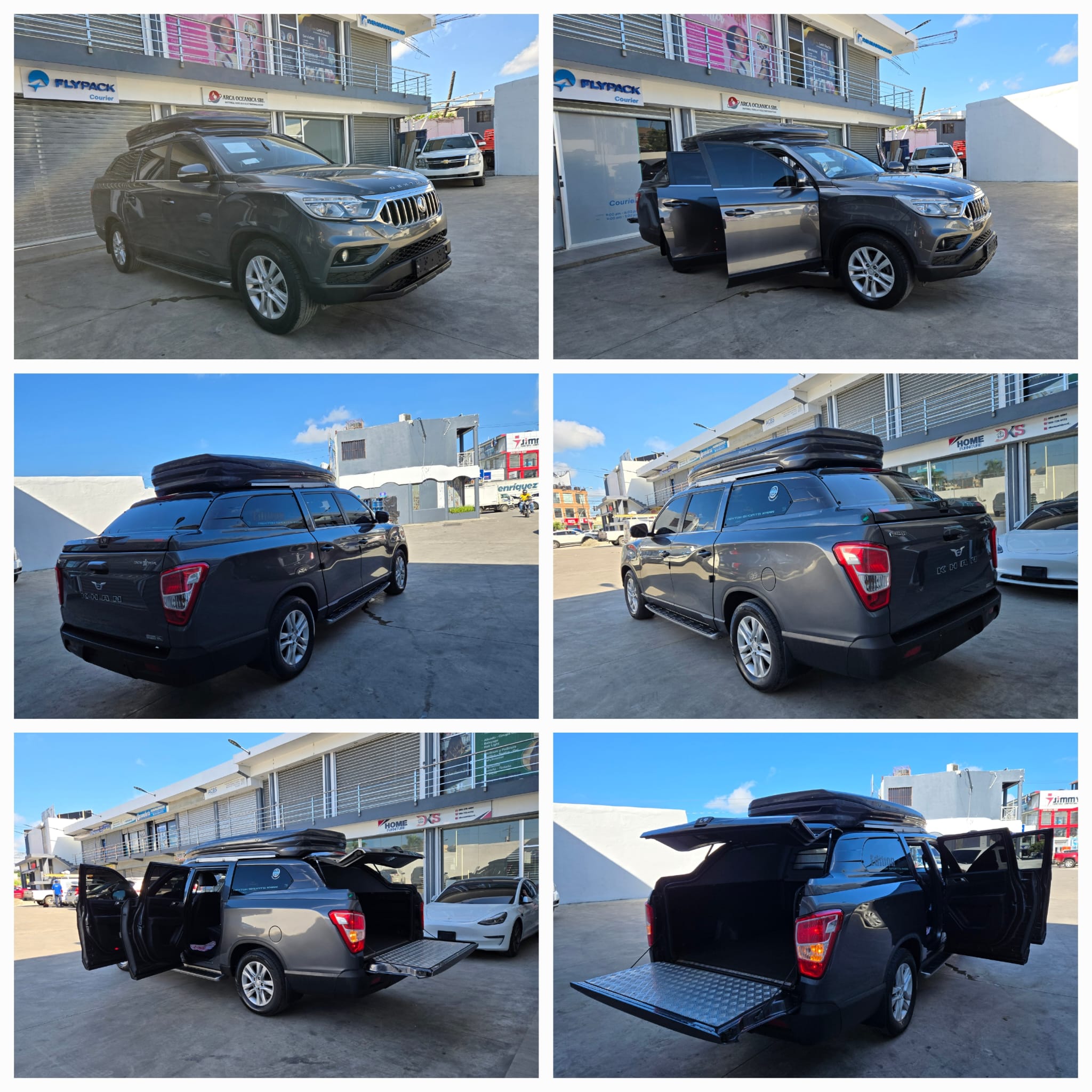 jeepetas y camionetas - KGM REXTON 2019 GRIS OSCURO DIESEL 9