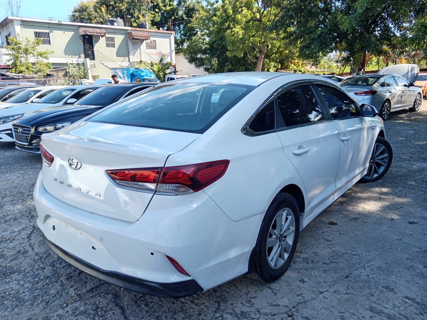 carros - HYUNDAI SONATA NEW RISE 2018 BLANCO 2