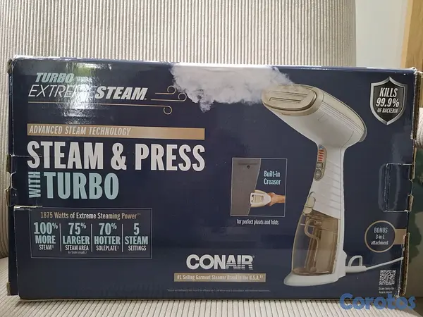 electrodomesticos - Plancha de vapor 
iron steamer conair 4