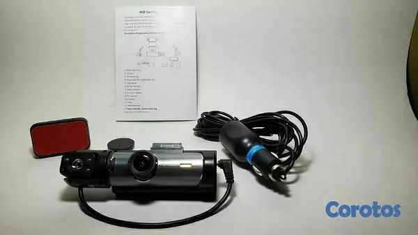 accesorios para vehiculos - Cámara de tablero de doble lente para automóvil HD 3