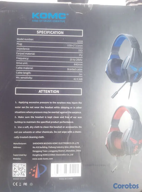 camaras y audio - audífonos gamer  3