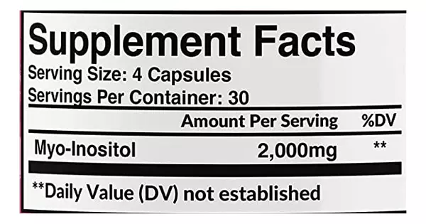 Salud y Equipamiento Médico - Inositol 2000mg 120cap Bloom 2