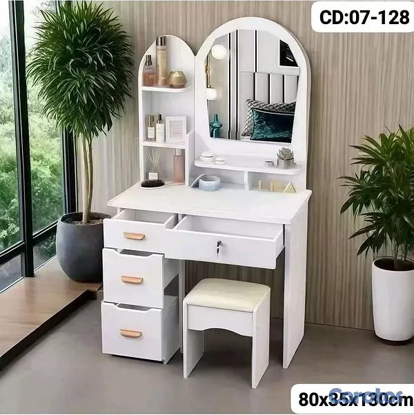 muebles y colchones - tocador sin luz 2