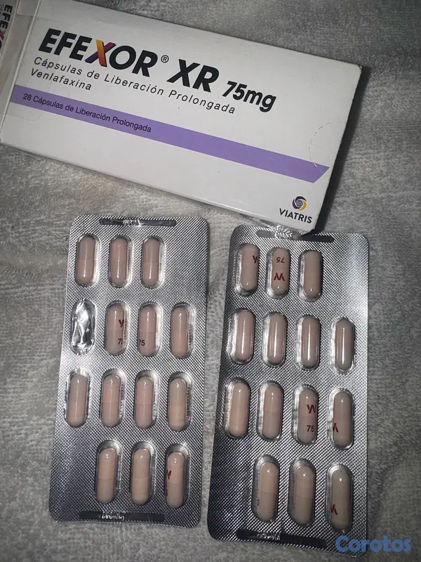 Salud y Equipamiento Médico - Pastillas EFEXOR XR 75 mg 3