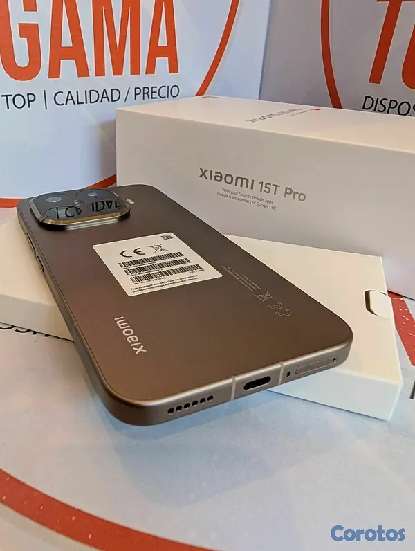 celulares y tabletas - XIAOMI 15T PRO 5G, 12GB RAM 512GB ROM 9