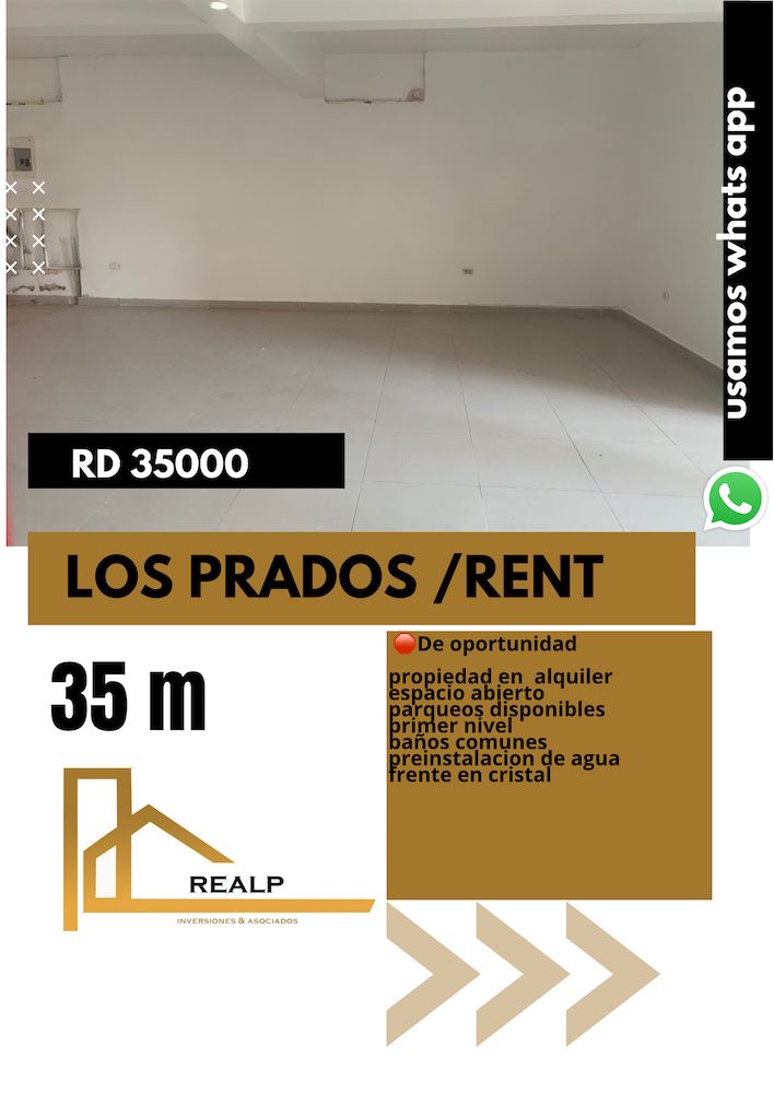 oficinas y locales comerciales - Local en primer nivel prados 0