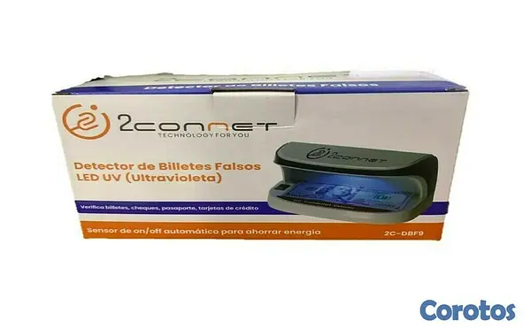 accesorios para electronica - Detector de dinero falso con sensor 2CONNET recargable
 2