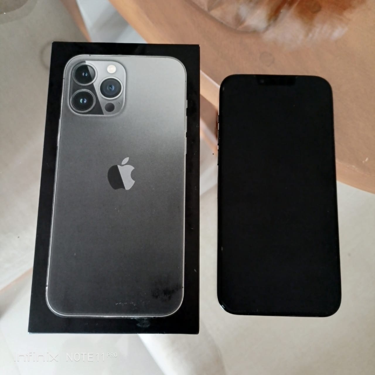 celulares y tabletas - IPhone 13 pro max 128gb negro 
 0