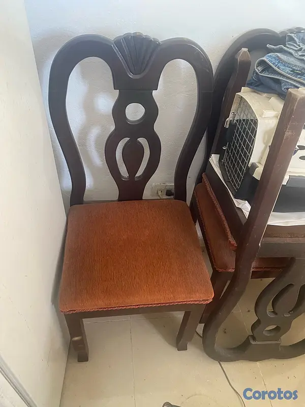 muebles y colchones - mesa en caoba  3