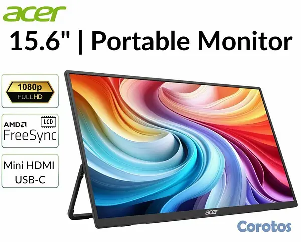 computadoras y laptops - Monitor Portable Acer 15.6  4