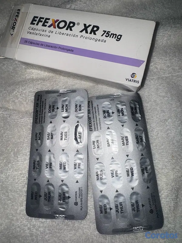 Salud y Equipamiento Médico - Pastillas EFEXOR XR 75 mg 4