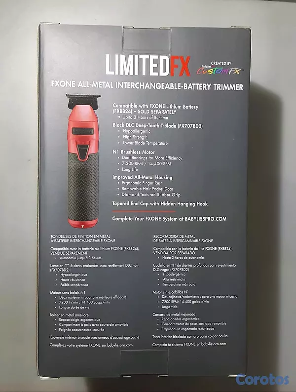 salud y belleza - Trimmer Babyliss Limited Fx 🔥 15 % de descuento. 3